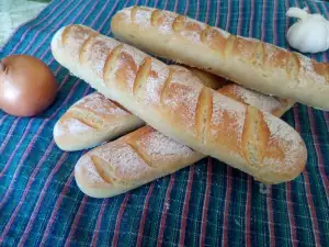 Baguettes caseras con aceite de oliva aromático