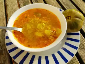 Sopa de tomates verdes