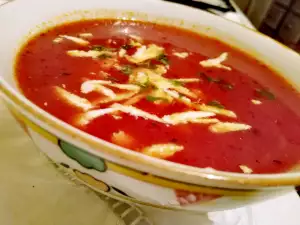 Sopa de tomate francesa