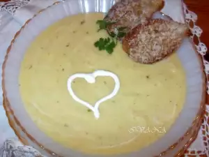 Sopa francesa de patatas