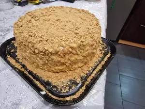 Tarta de miel y arándanos (receta clásica)