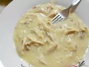 Fricasé de pollo diferente y muy sabroso