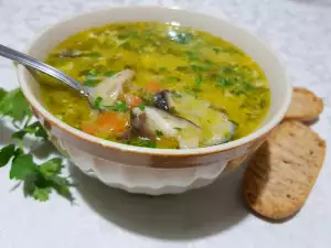 Sopa de setas shiitake