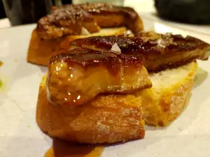 Foie de oca a la parrilla