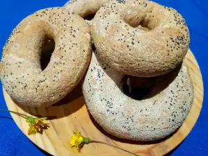 Rosquillas integrales con semillas de amapola