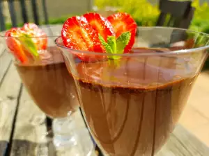 Crema de chocolate sin lactosa ni gluten