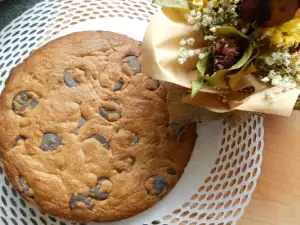 Galleta gigante de chocolate