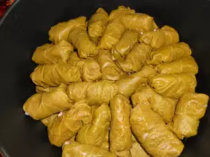 Sarma griego con nueces y pasas