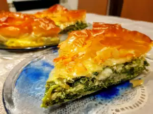 Pastel de espinacas al estilo griego (Spanakopita)