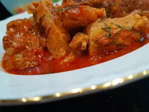 Goulash de solomillo de cerdo al horno