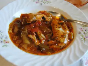 Guiso de pollo al horno