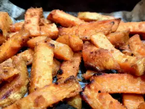 Batatas crujientes al horno