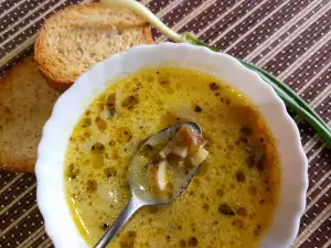 Sopa de setas tradicional italiana