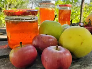 Jalea de membrillo y manzanas