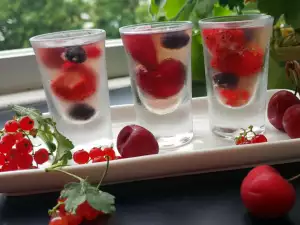 Chupitos de gelatina con sabor a verano (sin alcohol)