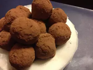 Trufas de cacao veganas