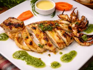 Calamar a la parrilla