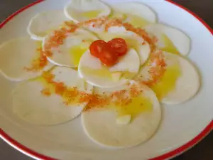 Carpaccio de nabo