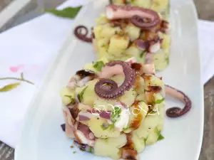 Ensalada de pulpo con patatas