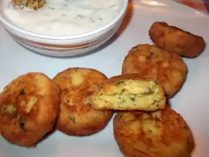 Croquetas de patata con champiñones y queso