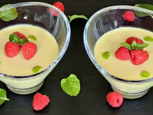 Crema Bávara Keto con Leche de Almendras