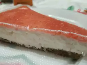 Tarta de queso con eritritol