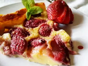 Clafoutis con fresas