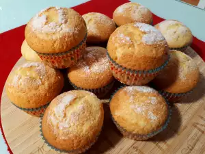 Muffins clásicos de vainilla