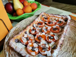 Tarta de coco con albaricoques (sin gluten)