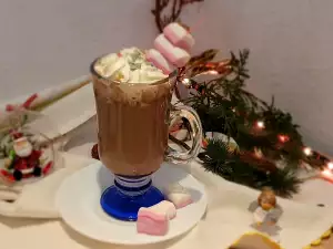 Chocolate caliente para Navidad