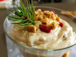 Mousse de turrón navideño