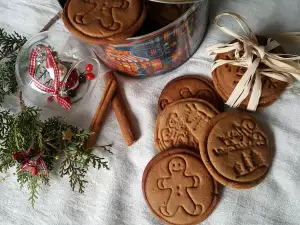 Galletas de miel navideñas con sellos