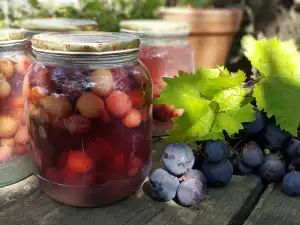 Compota de uvas de la abuela