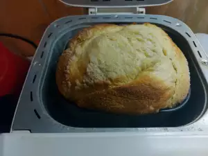 Brioche Cozonac En La Maquina Panificadora