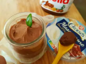 Postre de Mascarpone y Nutella