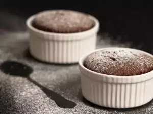 Soufflé de chocolate