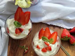 Crema de fresas rápida