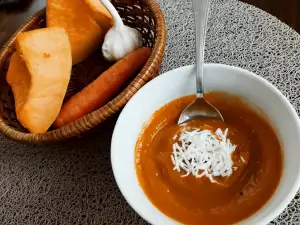 Crema de calabaza asada