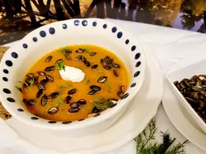 Crema de calabaza con boniato