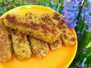 Croquetas de patata con pan