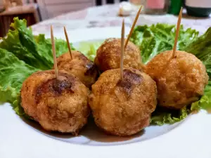 Croquetas de queso de cabra al tomillo