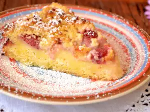 Crostata de fresas con crema pastelera