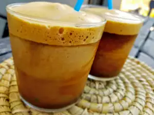 Capuchino helado de verano