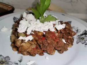 Lentejas con patata y verdura al horno