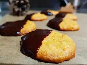 Galletas de calabaza bañadas en chocolate