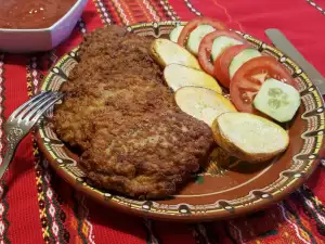 Schnitzel de carne picada (receta fácil)