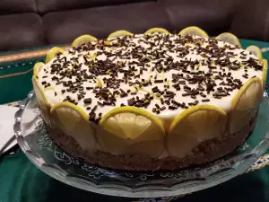 Tarta de queso con limón