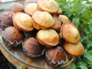 Muffins de melocotón y Amaretto