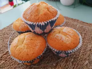 Muffins con chocolate y leche