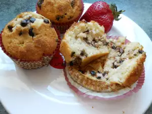 Muffins con pepitas de chocolate